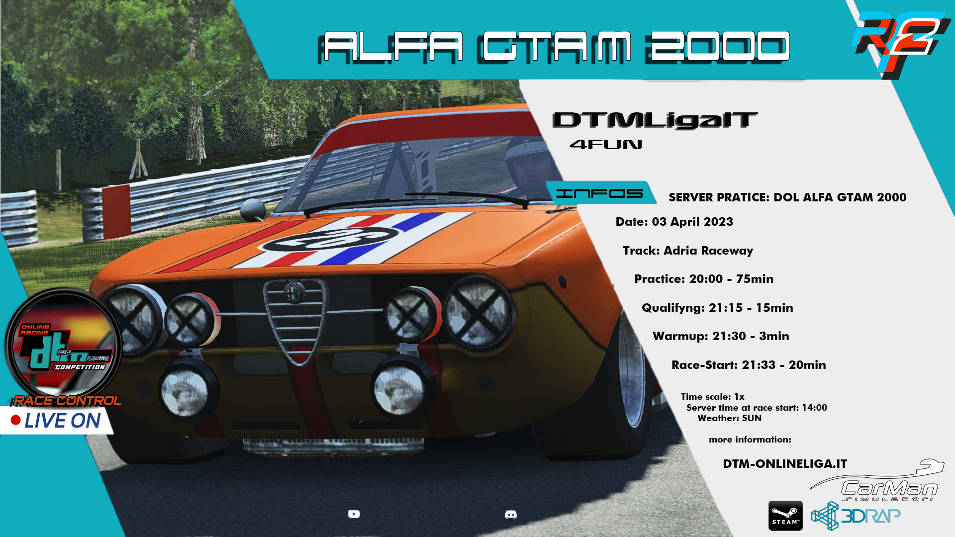 4FUN: DTMLigaIT ALFA GTAm 2000